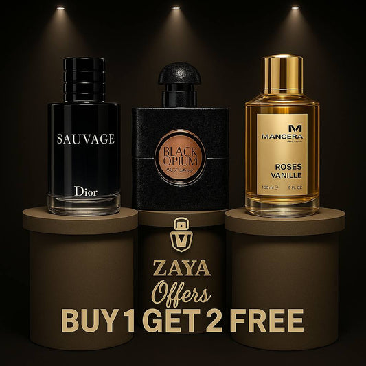 SAUVAGE DIOR + BLACK OPIUM + MANCERA ROSES VANILLA